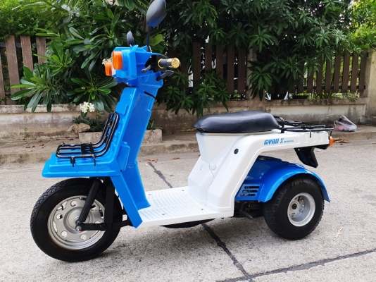 ขายรถป๊อป Honda Gyro-x สีฟ้า-ขาวใหม่ สตาร์ทมือสภาพใหม่ ขายรถป๊อป Honda Gyro-x สีฟ้า-ขาวใหม่ สตาร์ทมือสภาพใหม่