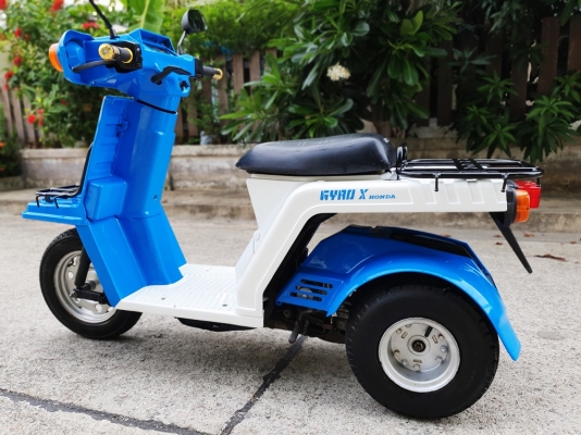 ขายรถป๊อป Honda Gyro-x สีฟ้า-ขาวใหม่ สตาร์ทมือสภาพใหม่ ขายรถป๊อป Honda Gyro-x สีฟ้า-ขาวใหม่ สตาร์ทมือสภาพใหม่