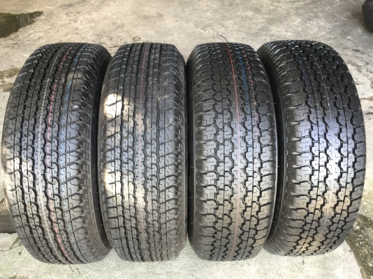 ขายยางบริสโตน245/70/16ปี12/2เส้น ลบปี/2เส้น ถอดล้ออ่ะไหล่ ชุด4เส้น4800฿โทร.0879050181.ส่งได้ทั่วไทยครับ