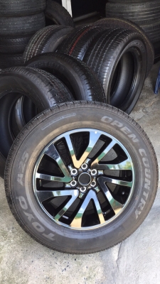 ขายล้ออ่ะไหล่ นาวาร่าแบล็คอิดิชั่น*Toyo255/60/18ปี17 ดอกเต็มตุ่มยังมี ขาย3500฿โทร.0879050181.ส่งได้ทั่วไทย
