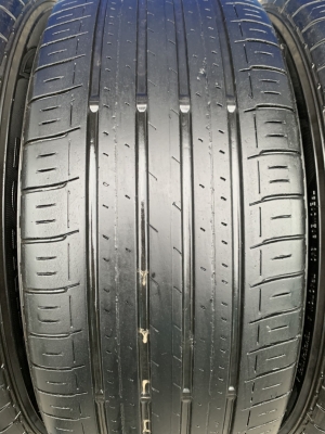 ล้อแม็ก Honda Civic FC ขอบ 16 สีดำหน้าเงา พร้อมยาง 215-55-16 Dunlop ปลายปี 17