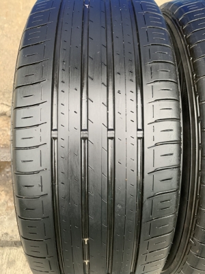 ล้อแม็ก Honda Civic FC ขอบ 16 สีดำหน้าเงา พร้อมยาง 215-55-16 Dunlop ปลายปี 17