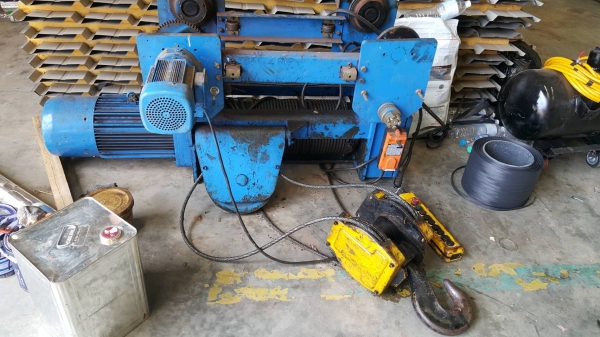 รอกเครน 6.3 ตันสภาพพร้อมใช้งานถอดออกเปลี่ยนตัวใหญ่ขึ้นครับ