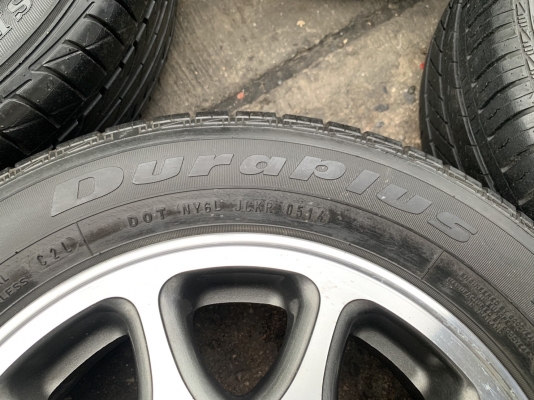 ล้อแม็ก 4รู100 Toyota (Made in Germany) ขอบ 14 สีเทาหน้าเงา แถมยาง 185-65-14 ปี 13 ล้อแม็ก 4รู100 Toyota (Made in Germany) ขอบ 14 สีเทาหน้าเงา แถมยาง 185-65-14 ปี 13