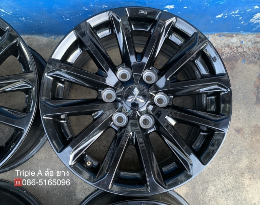 ล้อแม็ก 6รู139 Mitsu Triton Plus สีดำ ขอบ 17 สวยๆ ล้อแม็ก 6รู139 Mitsu Triton Plus สีดำ ขอบ 17 สวยๆ