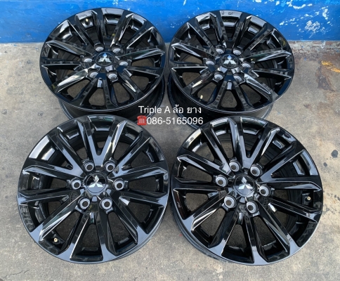 ล้อแม็ก 6รู139 Mitsu Triton Plus สีดำ ขอบ 17 สวยๆ ล้อแม็ก 6รู139 Mitsu Triton Plus สีดำ ขอบ 17 สวยๆ
