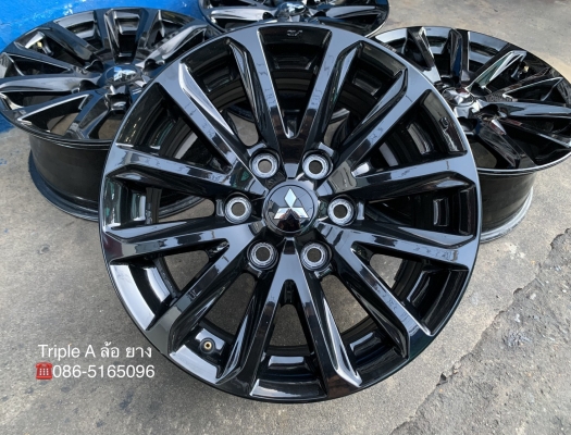 ล้อแม็ก 6รู139 Mitsu Triton Plus สีดำ ขอบ 17 สวยๆ ล้อแม็ก 6รู139 Mitsu Triton Plus สีดำ ขอบ 17 สวยๆ