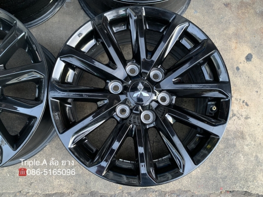 ล้อแม็ก 6รู139 Mitsu Triton Plus สีดำ ขอบ 17 สวยๆ ล้อแม็ก 6รู139 Mitsu Triton Plus สีดำ ขอบ 17 สวยๆ