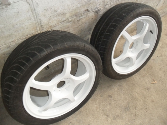 ล้อแม็ก 17นิ้ว 4รู100/114 สวยๆ 1 คู่ พร้อมยาง ล้อแม็ก 17นิ้ว 4รู100/114 สวยๆ 1 คู่ พร้อมยาง