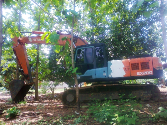 ขายด่วน  รถแบคโฮ HITACHI EX200-3 เอวแน่น ช่วงล่างสวยมาก ไฟฟ้าตัด แอร์เย็น รถสวยแจ่ม ในราคาจิ๊บ ๆ พร้อมใช้งาน เครื่องเดิม ปั้มเดิม สภาพสวย พร้อมใช้งานได้ดีเยี่ยม.