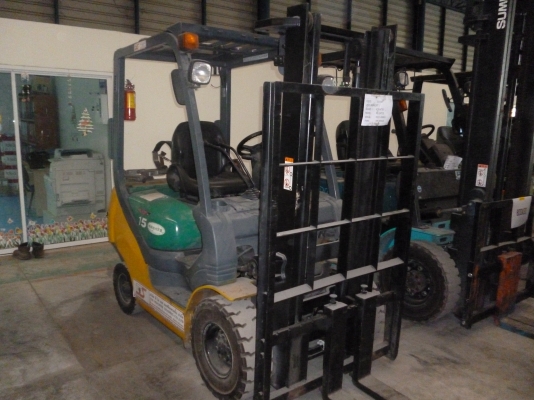 ขายรถฟอร์คลิฟท์เครื่องยนต์เบนซิน &amp; LPG: Komatsu FG15HT-20 # M221-658651 พร้อมตรวจสภาพ