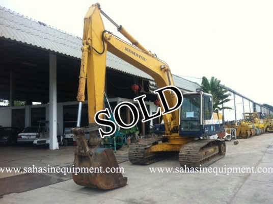 รถขุด PC200-5 รถนอก นำเข้า บจก.สหสินอีควิปเม้นท์ โทร.081-5851880, 02-5168100-1