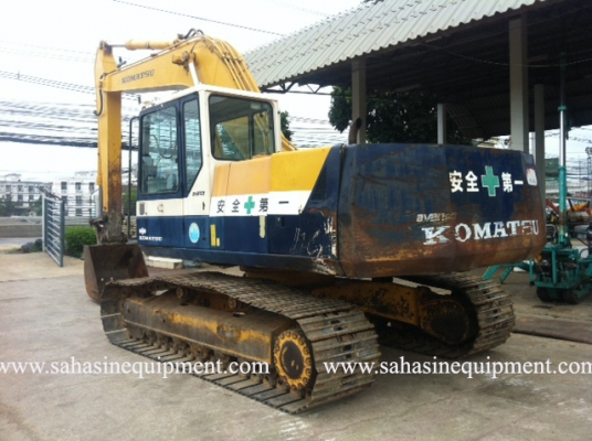 รถขุด PC200-5 รถนอก นำเข้า บจก.สหสินอีควิปเม้นท์ โทร.081-5851880, 02-5168100-1