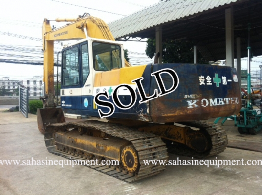 รถขุด PC200-5 รถนอก นำเข้า บจก.สหสินอีควิปเม้นท์ โทร.081-5851880, 02-5168100-1