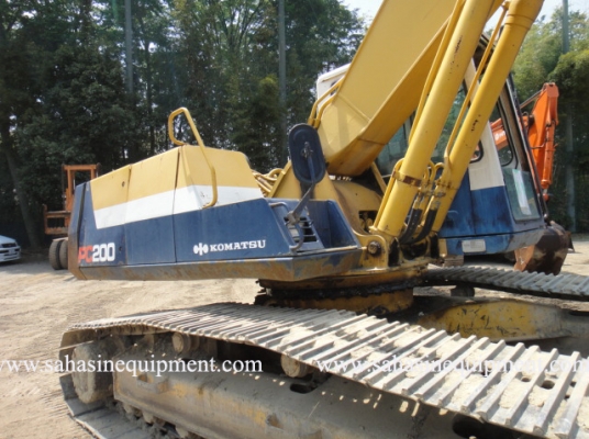 รถขุด PC200-5 รถนอก นำเข้า บจก.สหสินอีควิปเม้นท์ โทร.081-5851880, 02-5168100-1