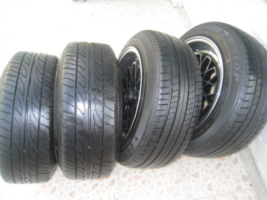 ขายล้อแม็กใหม่ lenso raiden KZA 15"x8" 4รู100 et+25 + ยาง (081-3747940)