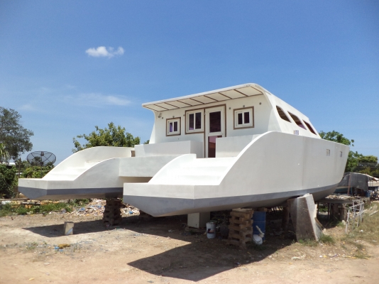 ต้องการขายเรือเร็ว เรือแคททามาราน (catamaran speed boat ) 50 ฟุต