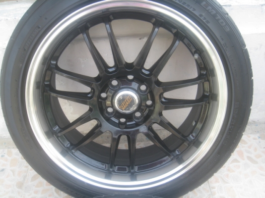 ขายล้อแม็ก Rays re30 17"x7" et42 4รู 100/114.3+ยาง (081-3747940)