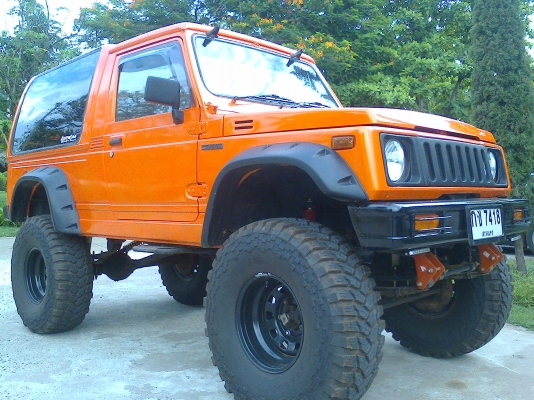 suzuki caribian 1.3 เครื่องเสียงตรืม ยาง35 เทรินเพลา อย่างหล่อขั้นเทพ ยังไม่กินแก้สครับ