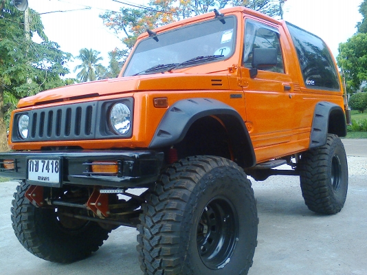 suzuki caribian 1.3 เครื่องเสียงตรืม ยาง35 เทรินเพลา อย่างหล่อขั้นเทพ ยังไม่กินแก้สครับ