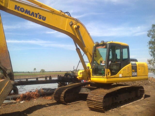 KOMATSU PC200-7 ใช้งาน10000ช.มเศษ รถสวยไฟฟ้าครบ