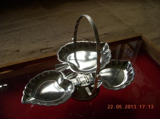 ขายที่วางเทียนพับได้ งานเก่าสแตนเลสจากอังฤกษ