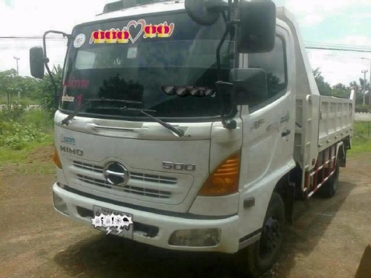 HINO SERIES 500 - FC9J 175 HP EURO3 ปี 55 หกล้อดัมพ์ สภาพสวยจัดทั้งคัน เครื่องแห้งแรงดี ภายในสวยครบพร้อม CD พ.เพาเวอร์ ก.ไฟฟ้า แอร์เย็น ช่วงล่างใหญ่สวย กระบะดั๊มพ์เหล็กความยาว 3.60 เมตรสภาพสวย ยางดี 6 เส้นพร้อมบรรทุกพร้อมใช้งานได้เลย เอกสารทะเบียนภาษีครบพ