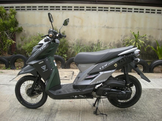 TTX ปี2013 สีดำเขียวเทา limited ผลิตแค่4000คัน เท่านั้น ยางหน้า-หลังใหม่