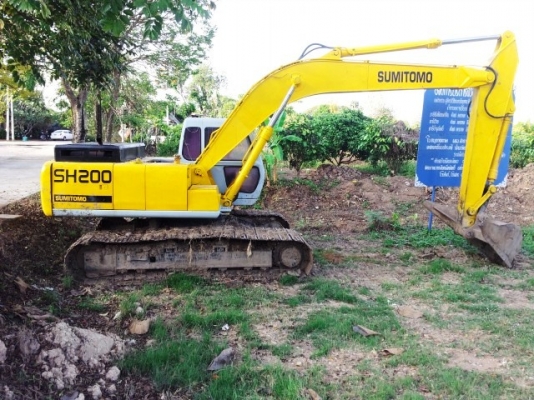 ขายด่วน..รถแบคโฮ SUMITOMO SH200-A1 รถสวยแจ่มทั้งคัน กับพร้อมใช้งาน มีทะเบียนครบ ส่งต่อเพียงงวดละ 22,750 บาท เพียงอีก 45 งวด.