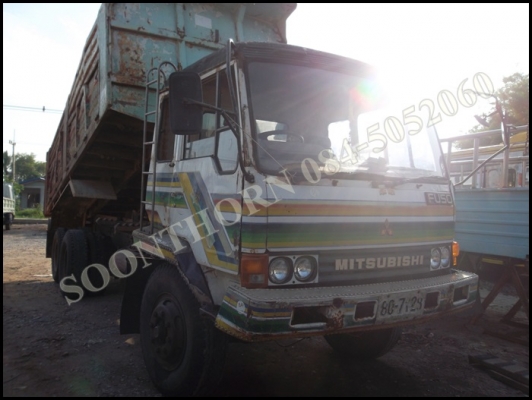 ขายด่วน รถบรรทุก 10 ล้อดั้ม MITSUBISHI FN 527MA 195 แรง สภาพเดิมๆพร้อมใช้ ราคาสุดคุ้ม