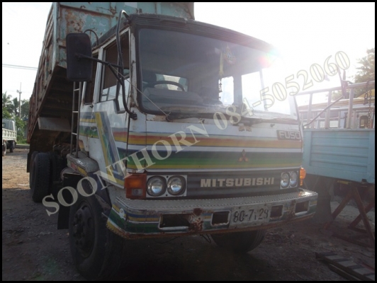 ขายด่วน รถบรรทุก 10 ล้อดั้ม MITSUBISHI FN 527MA 195 แรง สภาพเดิมๆพร้อมใช้ ราคาสุดคุ้ม