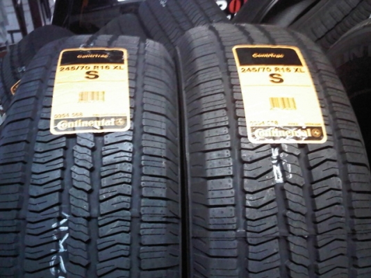 ยางใหม่ Continental 245-70-16 HT ปี 13 ราคาไม่แพง ยางใหม่ Continental 245-70-16 HT ปี 13 ราคาไม่แพง