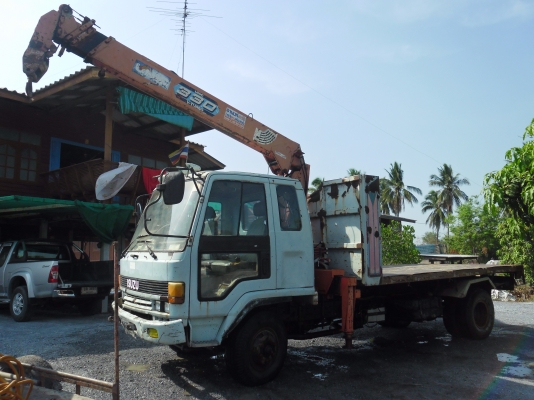 ขายร็อกกี้  6 ล้อ ดั้ม ติดเครนยูนิค 330 v-turbo 5 ปลอก3 ตัน