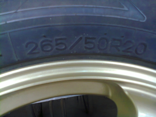 ขายแม็ก  ADVAN    RGII   ขอบ 20   265/50/20   6 รูครับ