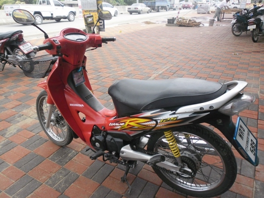 เวฟ125Rสตาร์ทมือปี47กุญแจใหญ่รถบ้านเครื่องดีสีสวยเอกสารครบ