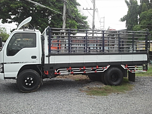 ขาย ISUZU-NPR 130 tubo โฉม EURO2 สีขาว กระบะคาโก้พร้อมคอกเหล็ก รถปี 50 ขาย ISUZU-NPR 130 tubo โฉม EURO2 สีขาว กระบะคาโก้พร้อมคอกเหล็ก รถปี 50