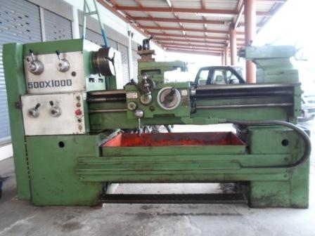 เครื่องกลึง 7 ฟุต หนัก 2 เพลา เกียร์บล็อก กลึงเกลียวไม่ต้องเปลี่ยนเฟือง 140,000