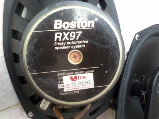 ขายลำโพง Boston RX97 6x9 นิ้วเสียงดีมากครับ
