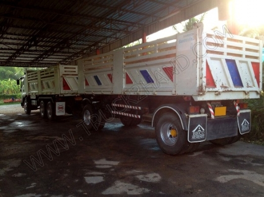 รถบรรทุกพ่วงดั๊มพ์ แม่-ลูก ยี่ห้อ ISUZU DECA FCZ 240 แรงม้า สอบถามข้อมูลเพิ่มเติมติดต่อที่ เบอร์โทร 085-201-6605 รถบรรทุกพ่วงดั๊มพ์ แม่-ลูก ยี่ห้อ ISUZU DECA FCZ 240 แรงม้า สอบถามข้อมูลเพิ่มเติมติดต่อที่ เบอร์โทร 085-201-6605