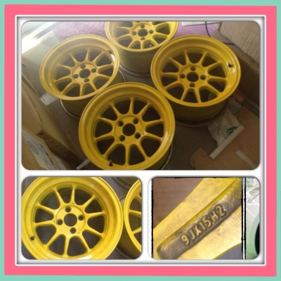 ขายแม็กมือ2ขอบ15 Ray RF1(K-speed) 4รู100 กว้าง 9 นิ้ว ราคา 9,900 บาทถูก