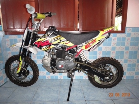 GPX รุ่น XLR สีเหลือง 110cc. รถใหม่ ซื้อจากห้าง บิ๊กซีลำพูน ยังไม่ผ่านใช้งาน