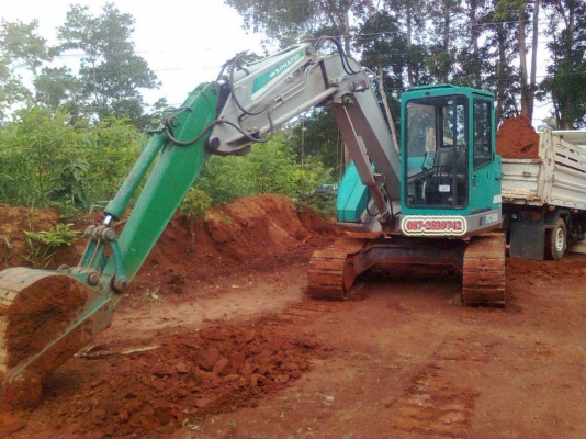 ขาย รถแบคโฮ KOMATSU PC 75UU1 พร้อมเทรเลอร์