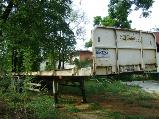 ขายรถสิบล้อหัวลากHino Frofia สองเพลาพร้อมหางพื้นเรียบสามเพลา