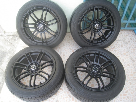 ขายล้อแม็ก W work work emotion 16"x7" et40 4รู100/114.3 +ยางปี 10  (081-3747940)