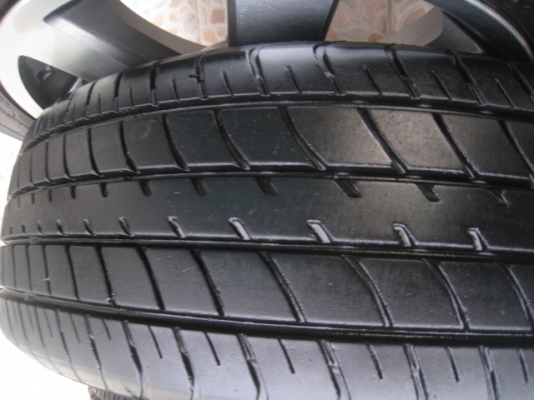 ขายล้อแม็ก civic 7ก้าน 15"x6" et45 4รู100 + ยางปี11 (081-3747940)