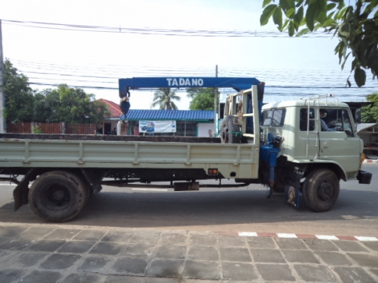 ขายรถ6ล้อฮีโน่FD-ช่วงยาว ติดเครน3.5ตัน เครื่องHO7C เพาเวอร์