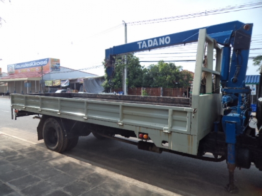 ขายรถ6ล้อฮีโน่FD-ช่วงยาว ติดเครน3.5ตัน เครื่องHO7C เพาเวอร์