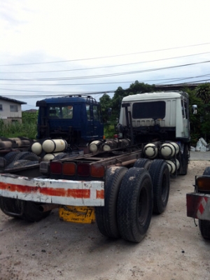 ขาย 10 ล้อ ฟูโซ่ FN215 หัว/คัชชี เพลาเดียว ใช้แก้สเอ็นจีวี