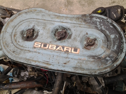 ขายเครื่อง SUBARU ขับหน้า เกีนร์ธรรมดา แถมเพราหน้าจานดิส ไม่มีเลข 10,000 บาท