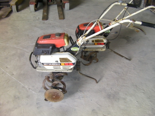 เครื่องพรวนดิน มิซูบิชิ แบบเดินตามรุ่นmm220ราคา5,000และรุ่น270ราคา7,500